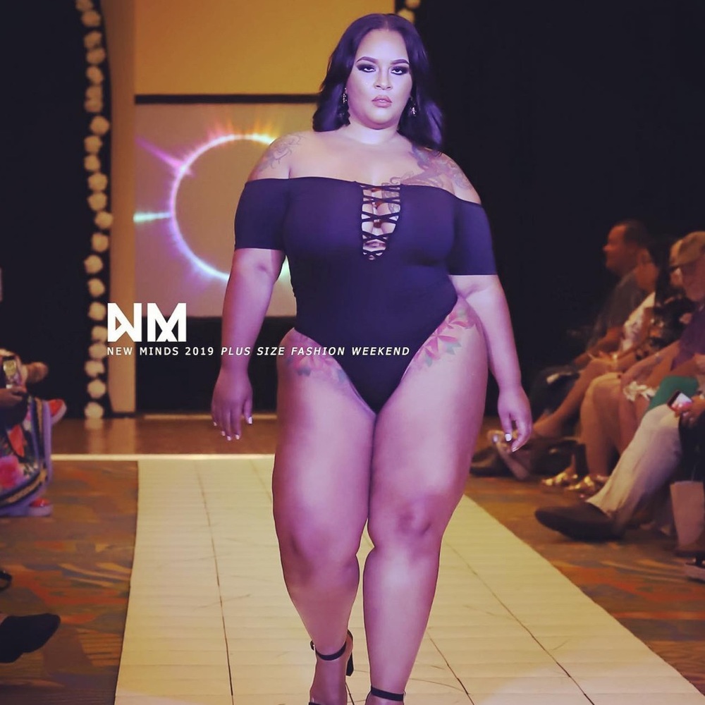 Dirty Black Teddy Plus Size